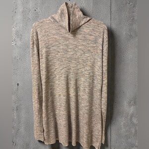 We The Free Multicolored Knit Mock Neck Sweater